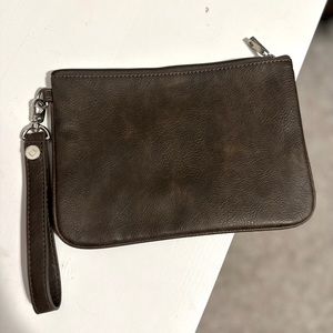 Brown wristlet